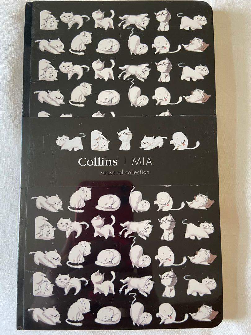 Brand New Black Collins Mia Notebook A5 Slim Ruled Hobbies Toys Stationery Craft Stationery School Supplies On Carousell