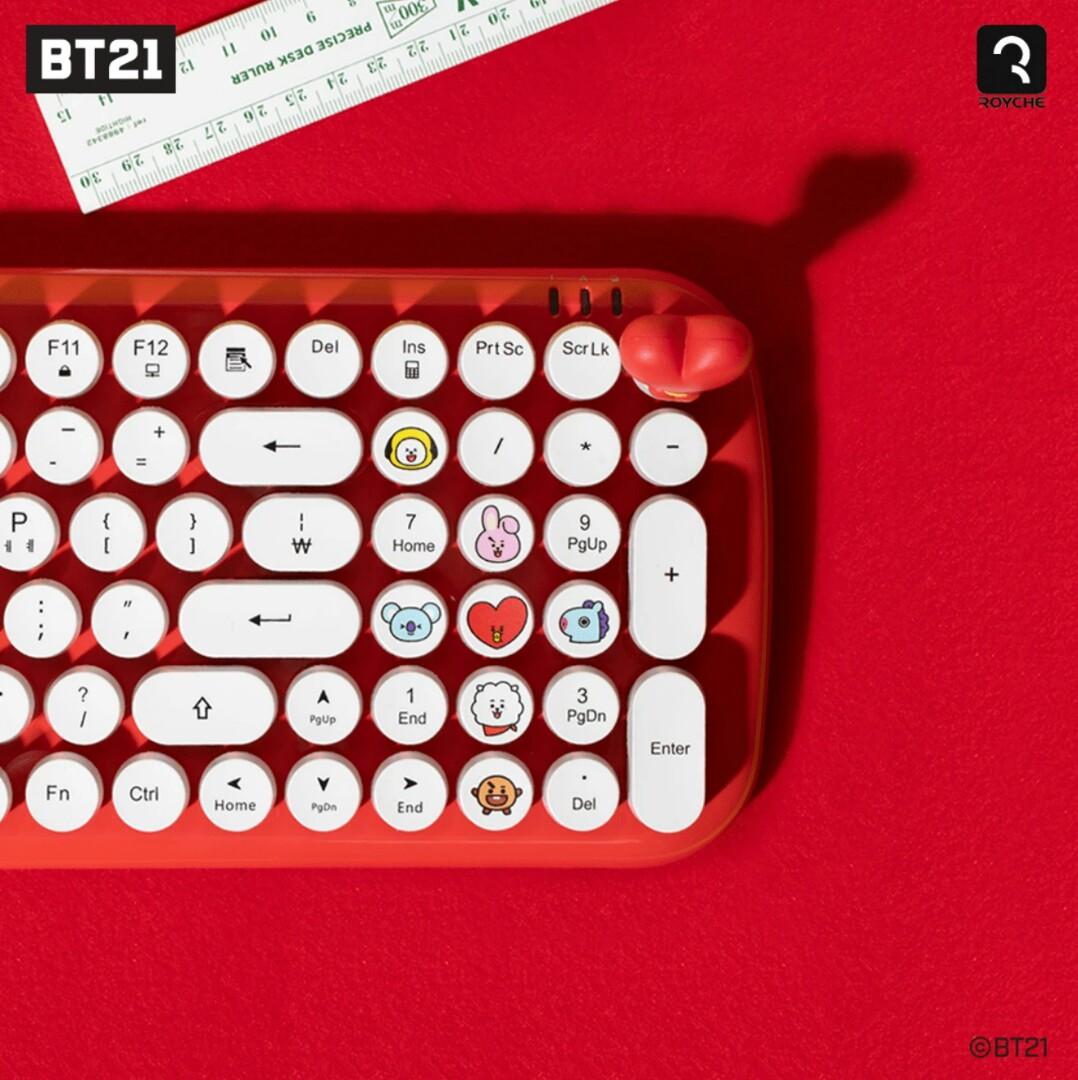 Bt21 Face Keycap Set For Wireless Retro Keyboard Royche On Carousell