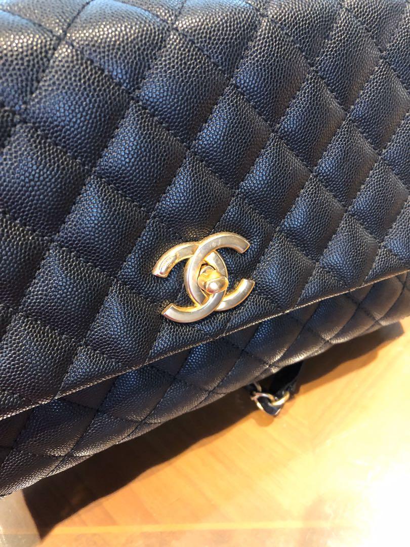 Chanel coco handle medium (29 cm), Luxury, Bags & Wallets on Carousell