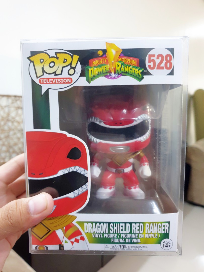 Funko Pop! Television Power Rangers Dragon Shield Red Ranger 528 - Moça
