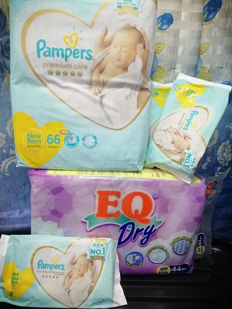 For take all Newborn diapers (EQ dry & Pampers Premium), Babies & Kids, Babies Apparel on Carousell For take all Newborn diapers (EQ dry & Pampers Premium), Babies & Kids, Babies Apparel on Carousell
