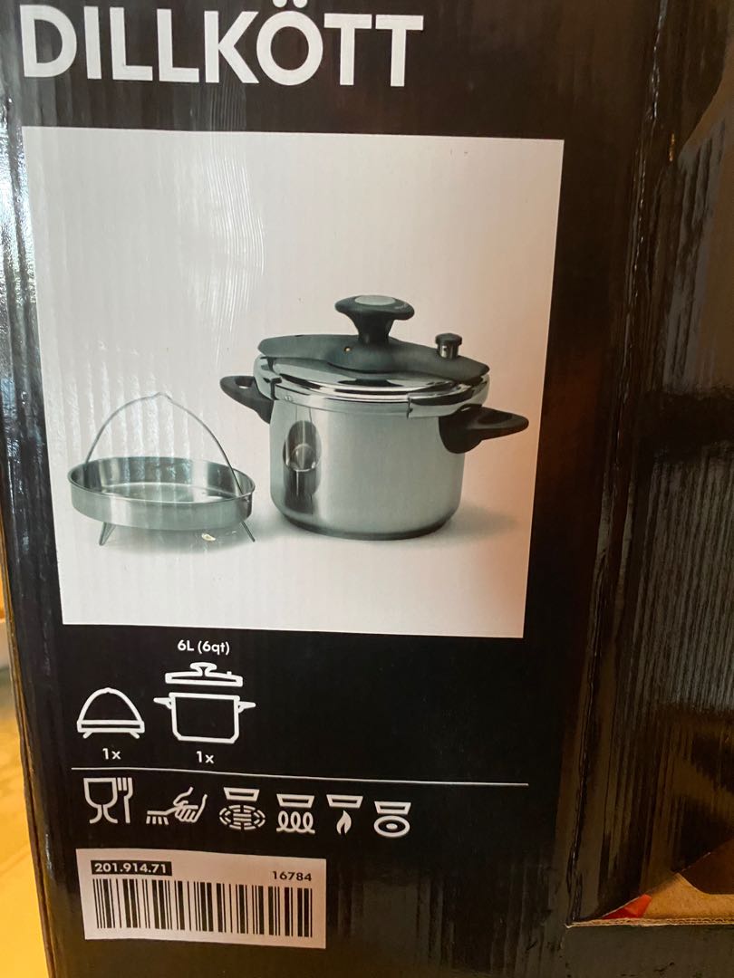 IKEA Pressure Cooker Dillkott, TV & Home Appliances, Kitchen Appliances