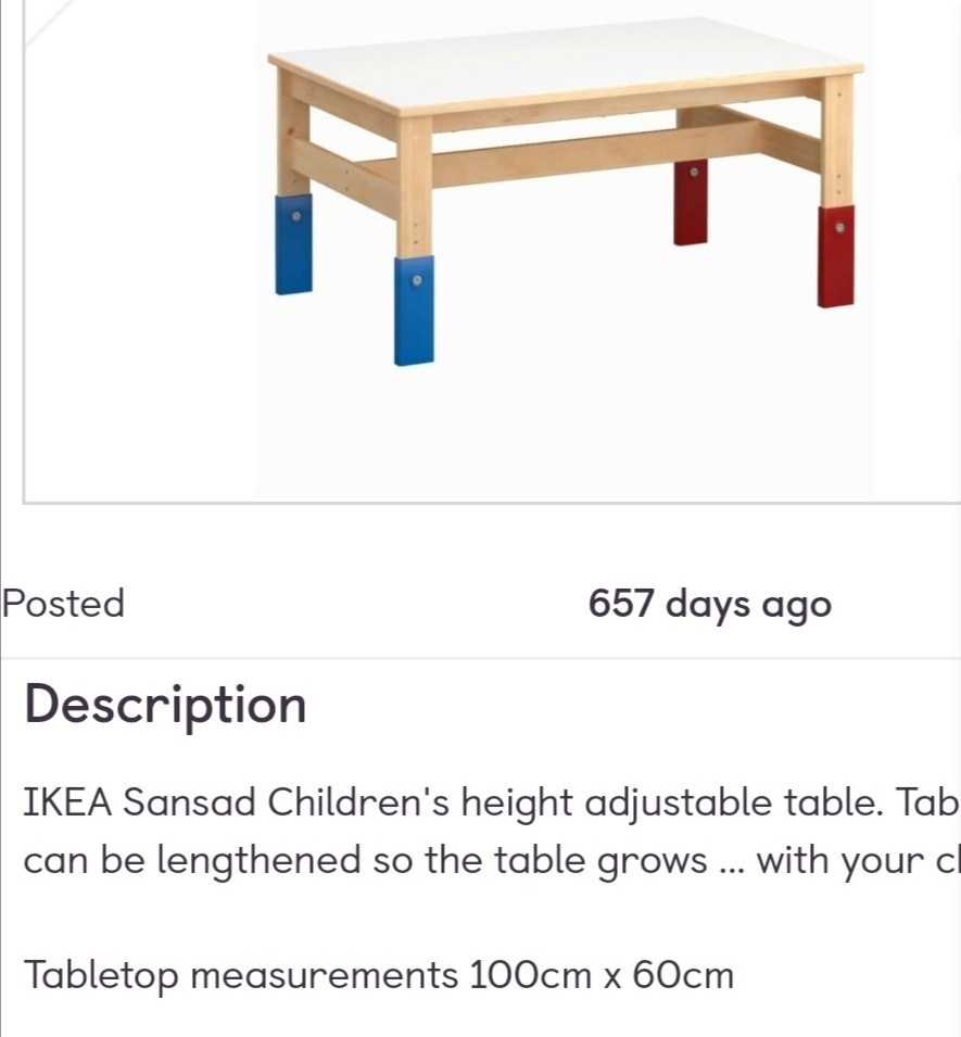 Ikea sansad store table