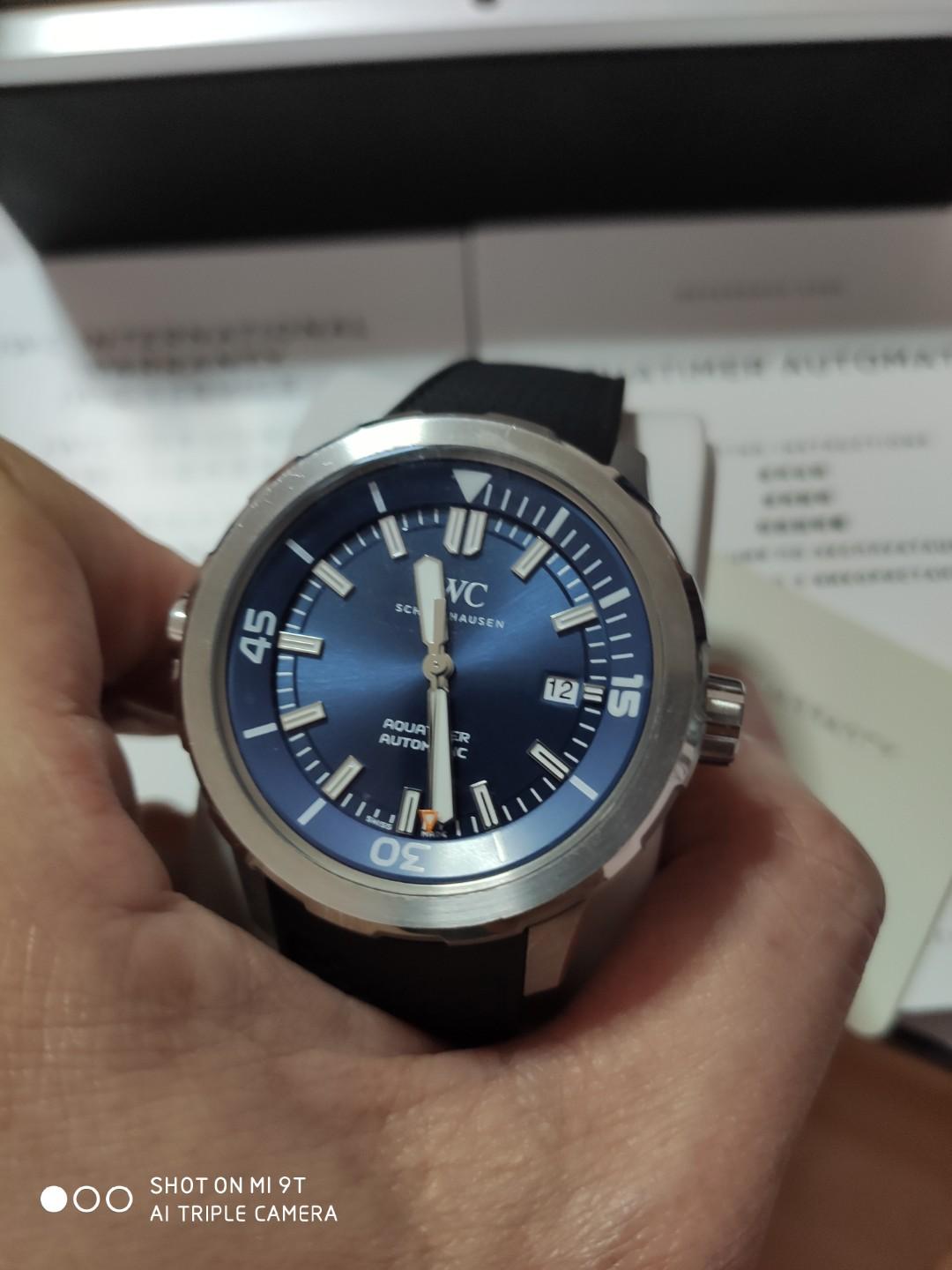 iWC Aquatimer Automatic IW 329005 Blue dial