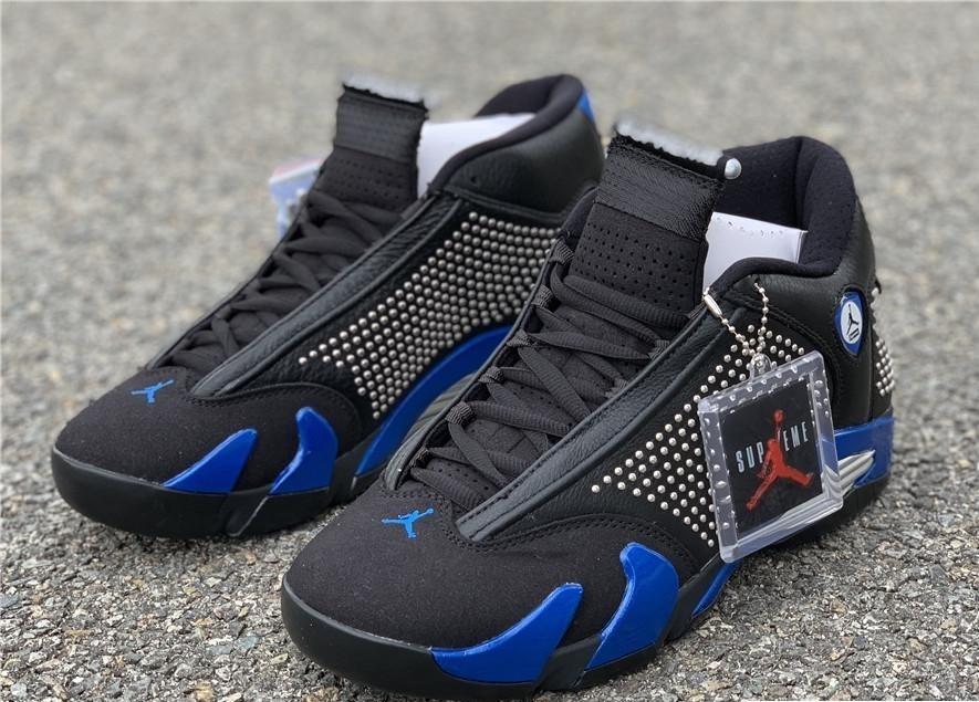 Supreme jordan 14 black discount