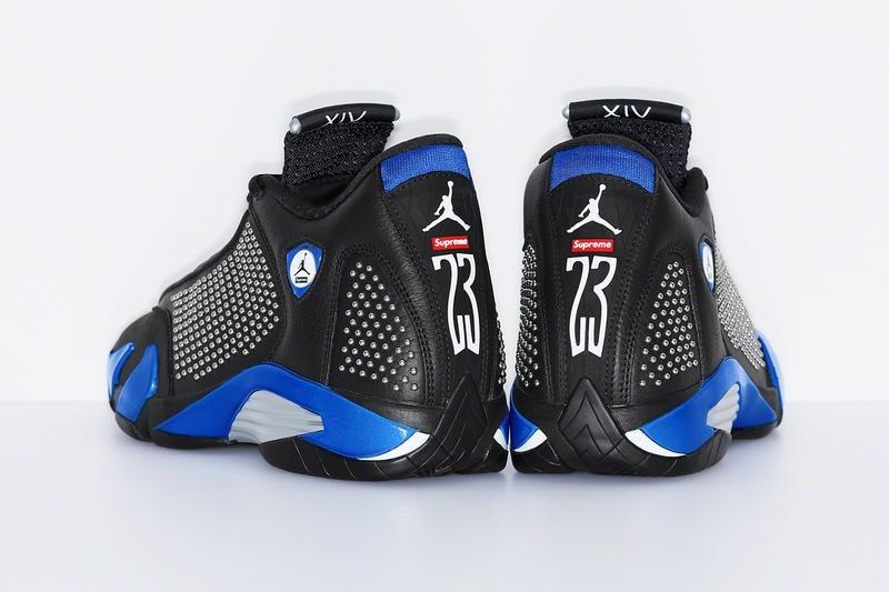the supreme x air jordan 14