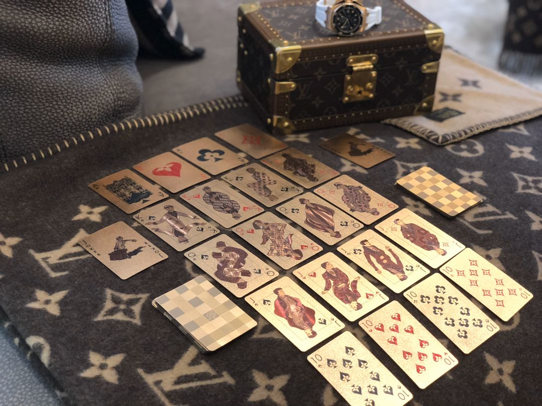 Set of Louis Vuitton Playing Cards