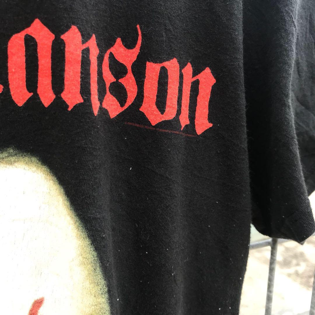 Fortaleza buque de vapor amistad Marilyn Manson - Supreme off white nike adidas vtg band, Men's Fashion,  Tops & Sets, Tshirts & Polo Shirts on Carousell