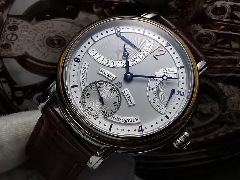 Maurice lacroix masterpiece calendrier retrograde top