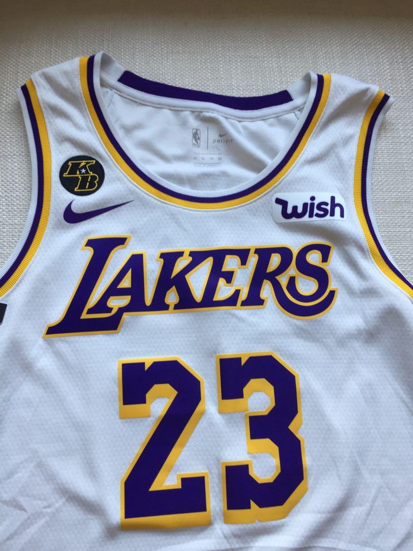 lakers jersey with patch