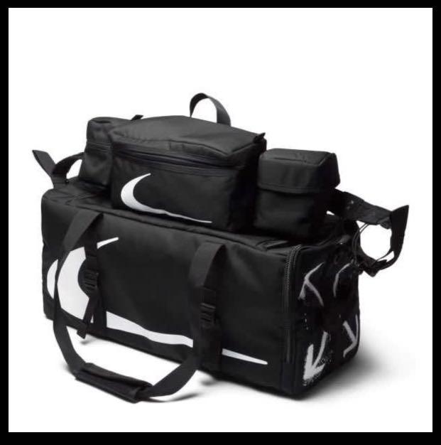 Nike X Off-white Duffle Shoulder Bag (Black), Men's Fashion, Bags ...
