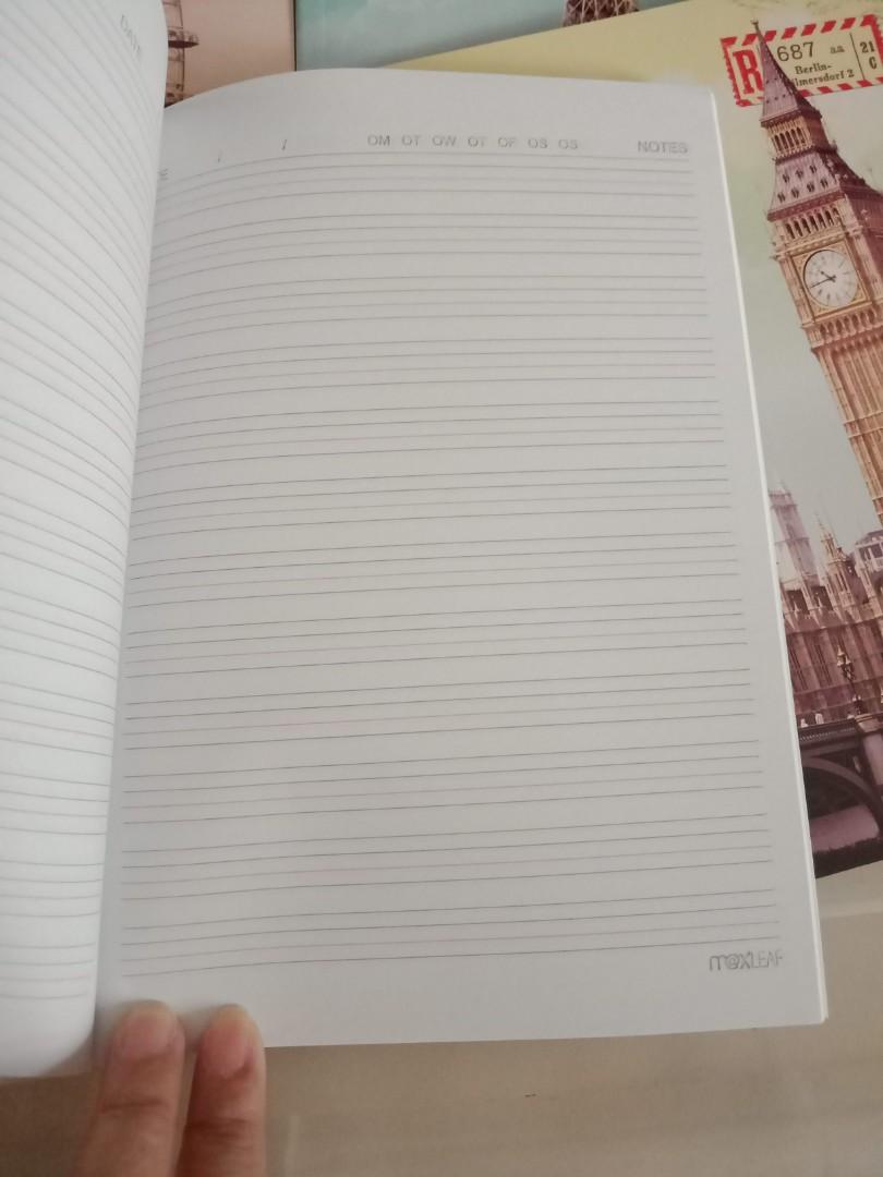 Notebooks (Category: Stationery & School Supplies) located in Singapore. Submitted by thesmileys (Listing ID 277683002, Image 3). Description: A5 and A4 notebooks with 4 lines. A5 each $0.50, A4 each $1. If you want single line notebook, also have A4 and A5. Random notebooks will be given ,unless you state which picture. Strictly collect at my void deck, at Hougang only No meet-up at mrt station..