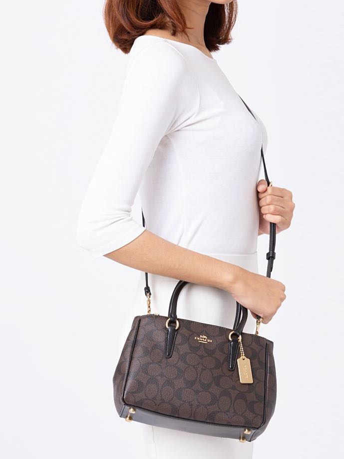 Coach mini shop surrey satchel