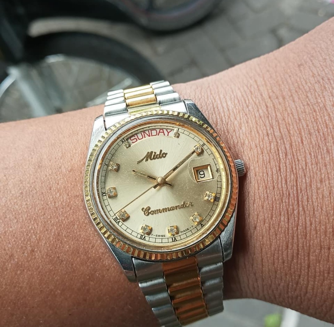 MIDO Commander President 8299 Fesyen Pria Jam Tangan di Carousell