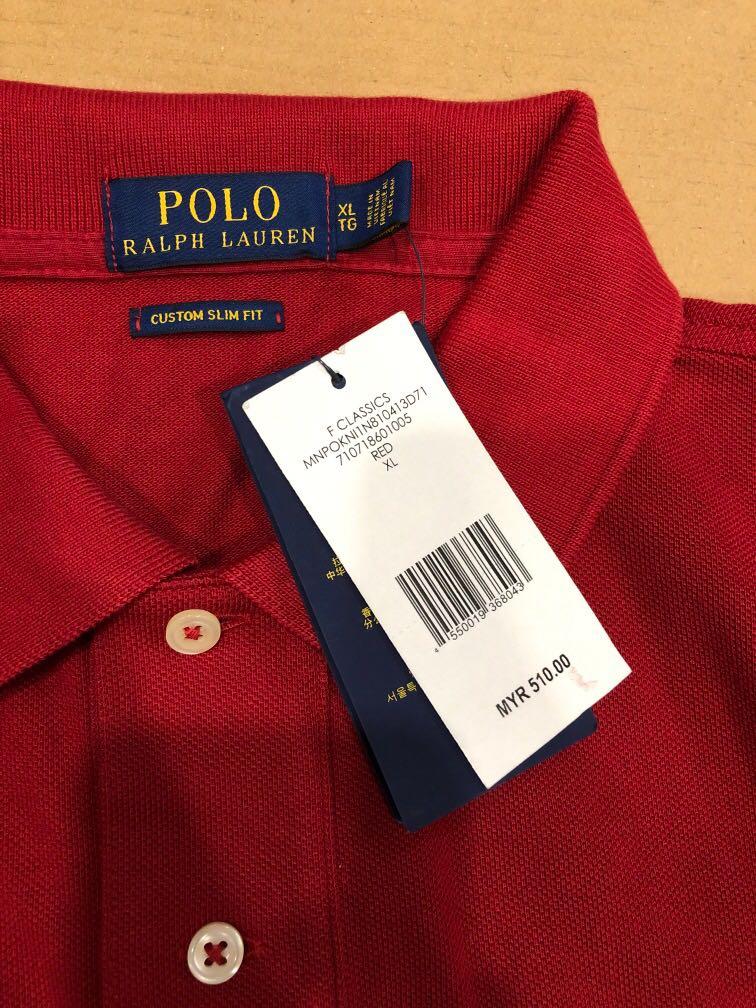 Ralph Lauren Xl Man Shirt New With Price Tag Men S Fashion Clothes Tops On Carousell
