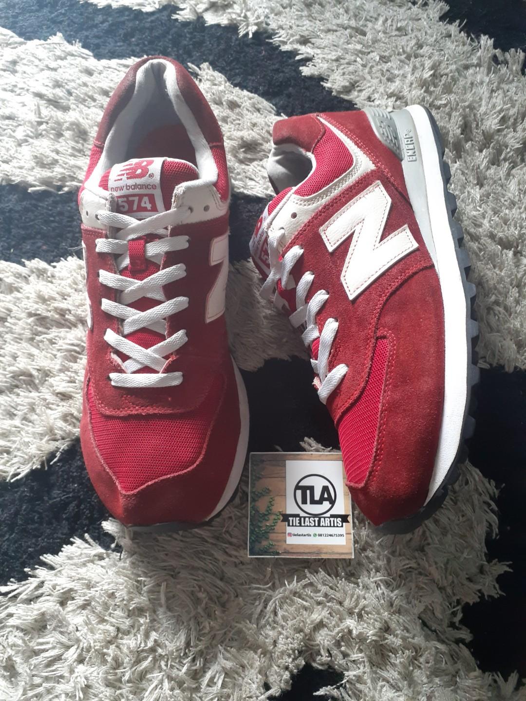 red and gray new balance