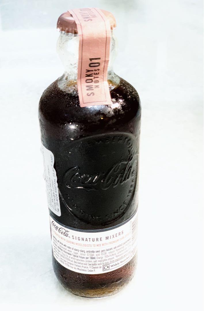 Coca Cola signature mixer smoky , Food & Drinks, Beverages on Carousell