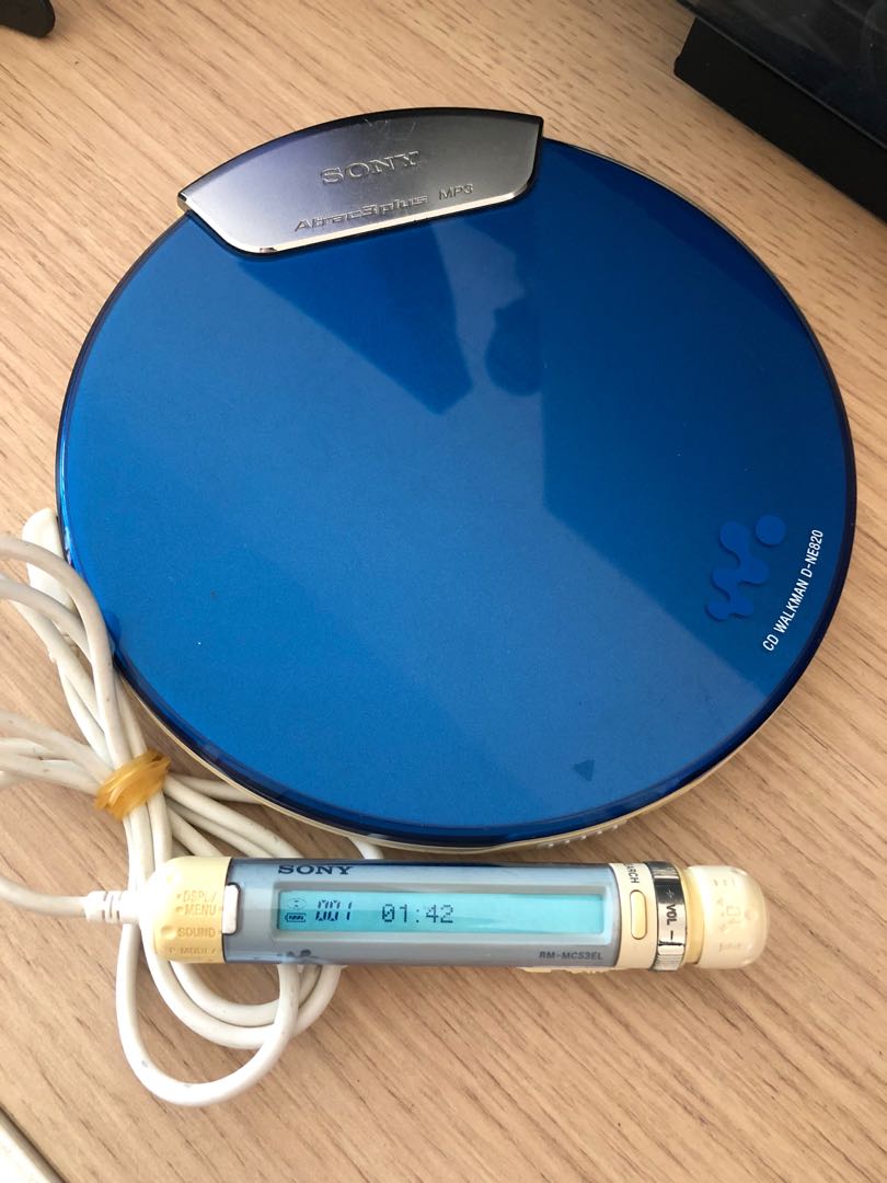 Sony CD Walkman Discman MP3 D-NE820 語文基準試, 音響器材, 音樂播放