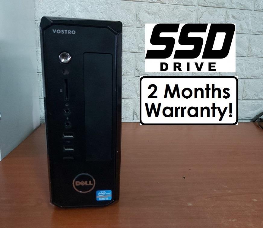 Speedy Ssd I5 Gen3 Cpu Dell Vostro 270s 240gb Ssd 8gb Ram Core I5 Desktop Electronics Computers Desktops On Carousell