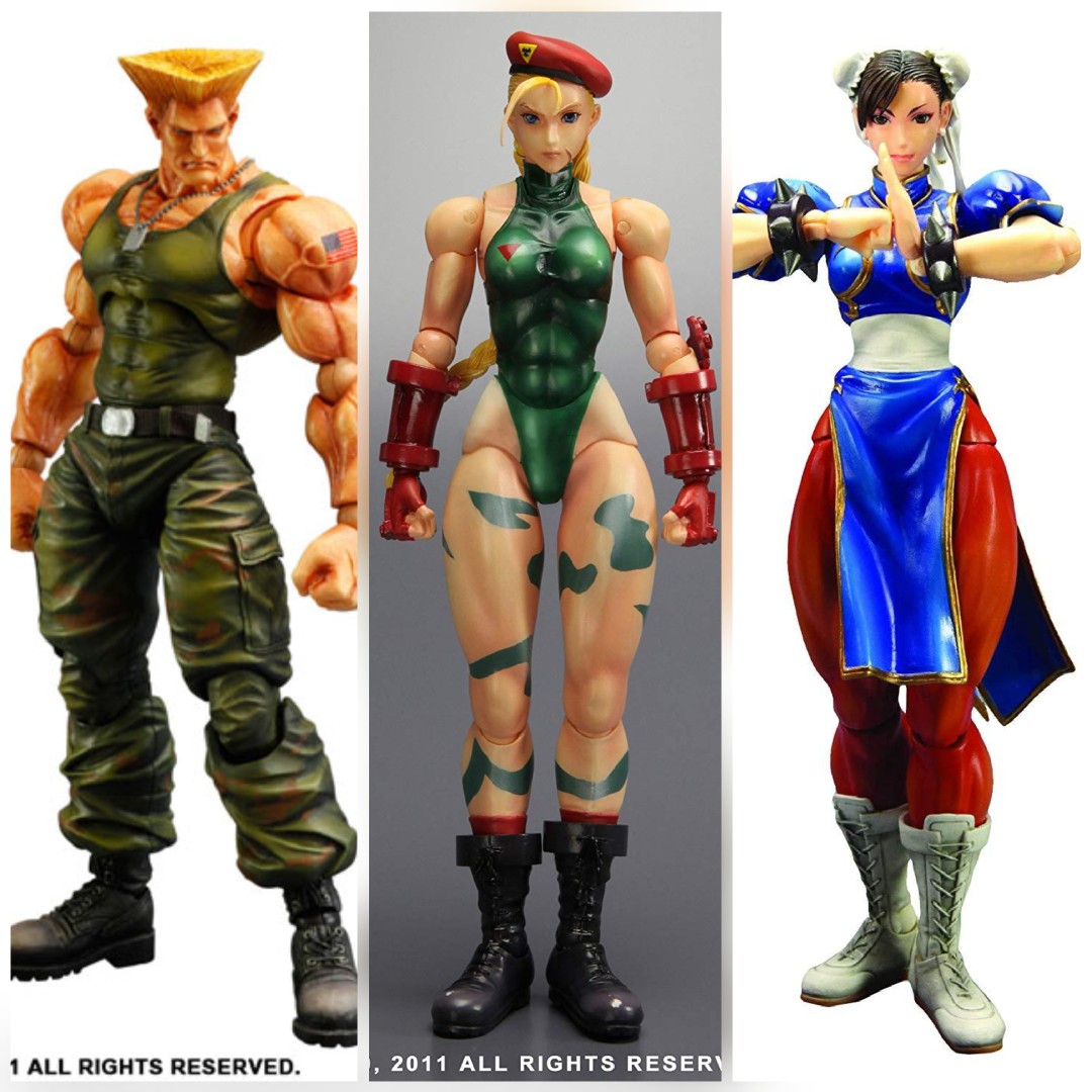 Street Fighter Super IV Play Arts Kai Guile Action Figure 