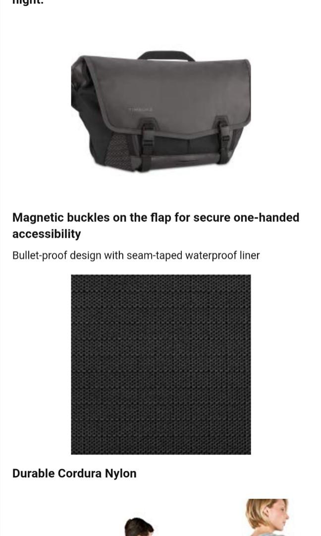 Timbuk2 Especial Messenger Bag waterproof, Men's Fashion, Bags
