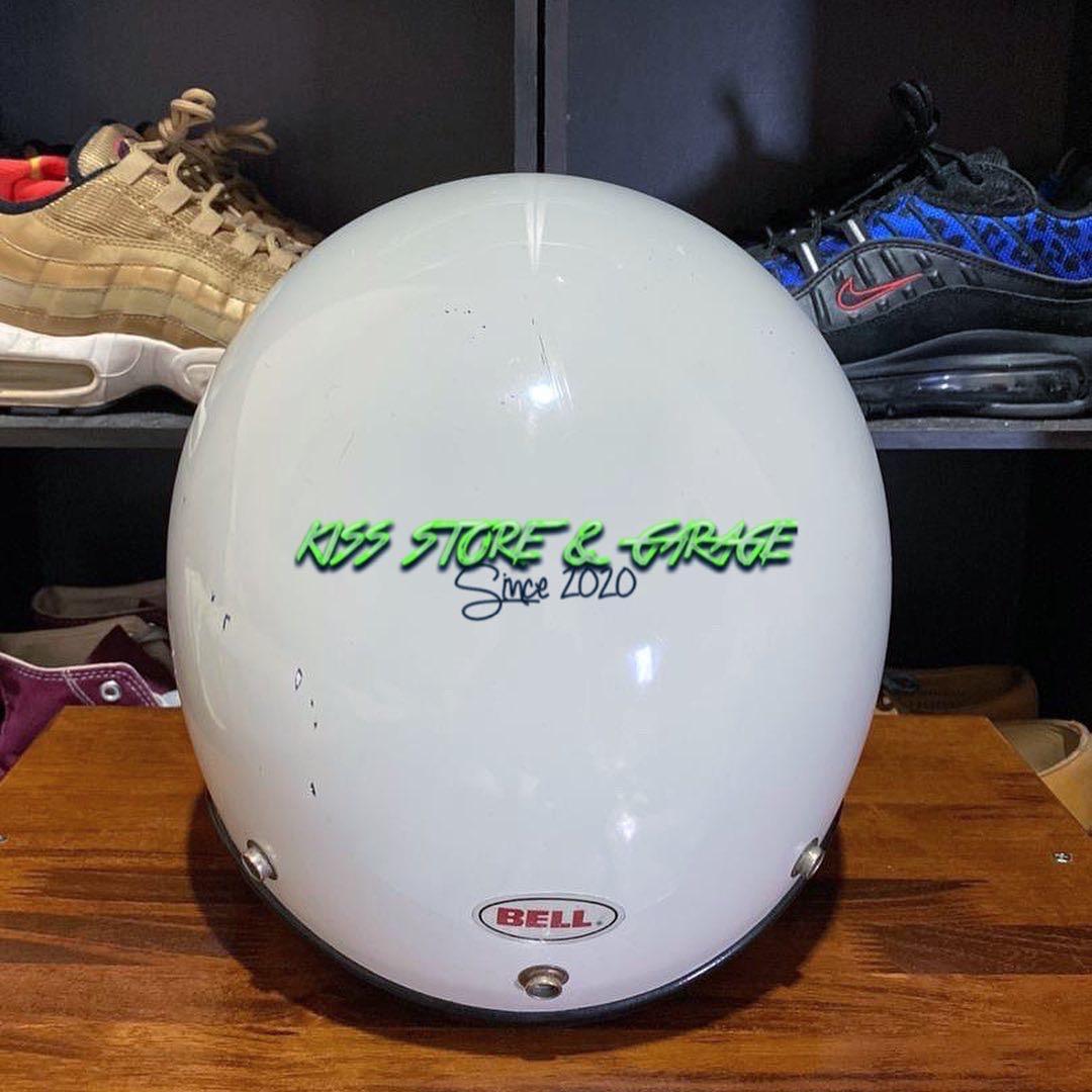 VINTAGE HELMET BELL MAGNUM LTD WHITE 58, Auto Accessories on Carousell