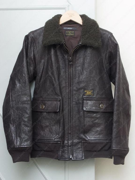 WTAPS G1 G-1 LEATHER JACKET 皮褸JUNGLE SHIRT ZIPUP A2, 男裝, 外套