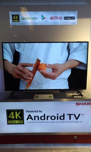 sharp 60 uhd 4k android smart tv 4t-c60al1x