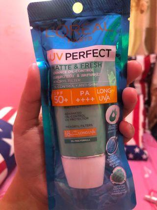 Loreal Paris UV Perfect Matte & Fresh SPF 50/PA ++++