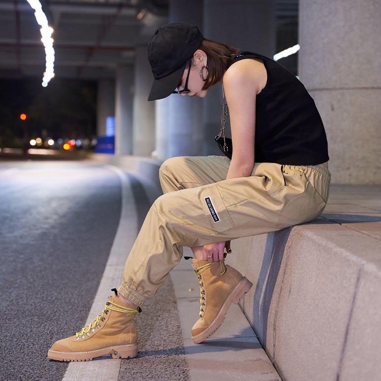 Timberland boots and joggers 2025