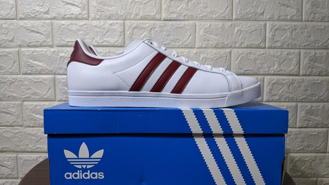 adidas coast star burgundy