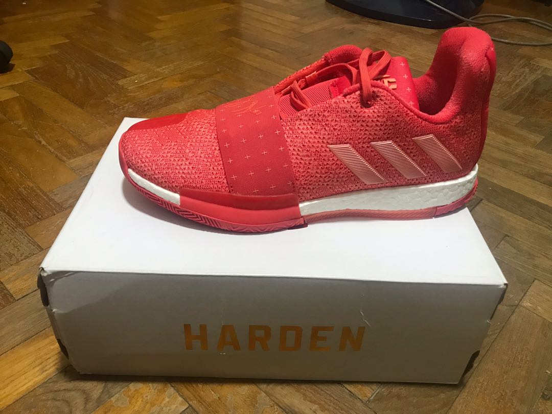 Adidas Hardens Vol 3 Red Basketball shoes Men s Fashion Footwear