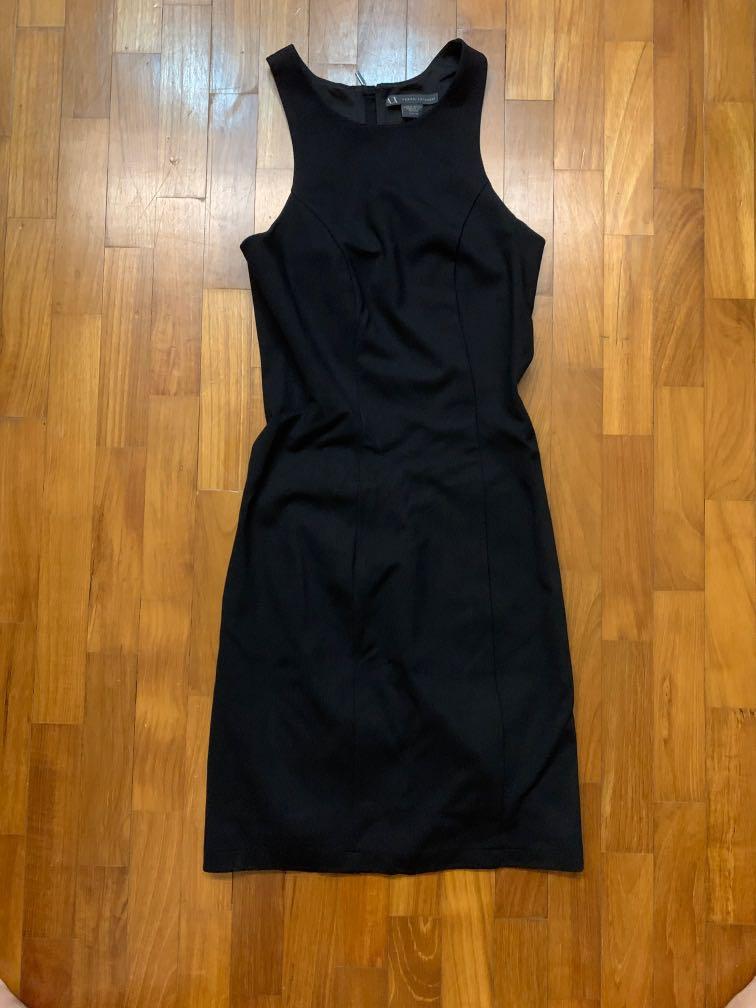 Armani Exchange little black dress 