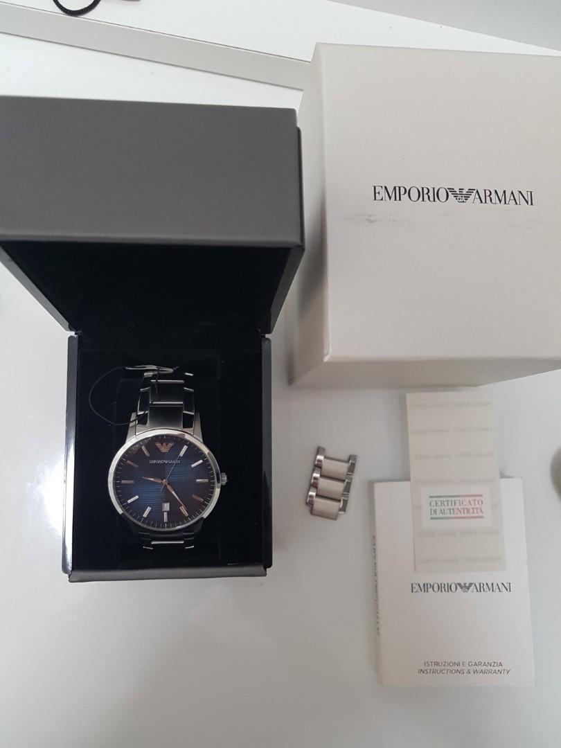 Mens emporio discount armani watch ar2472