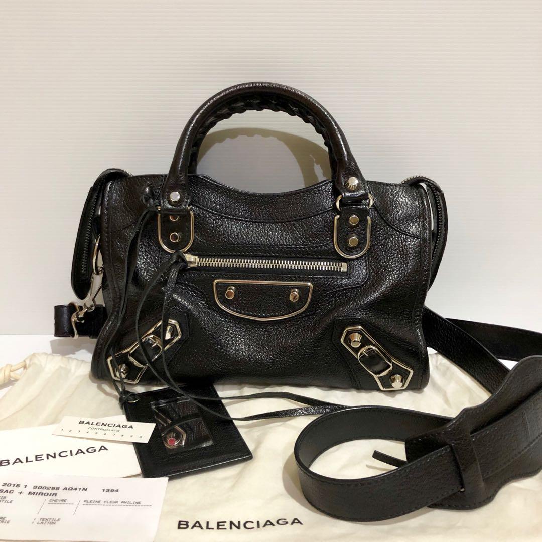 Balenciaga mini city edge black on sale