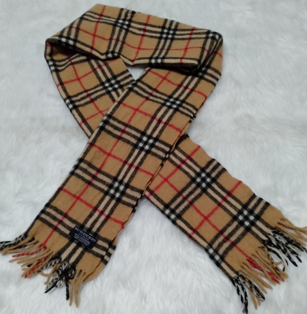 burberry plaid scarf