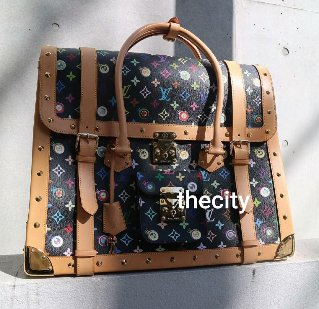 Eye love you cloth handbag Louis Vuitton Multicolour in Cloth - 21556156