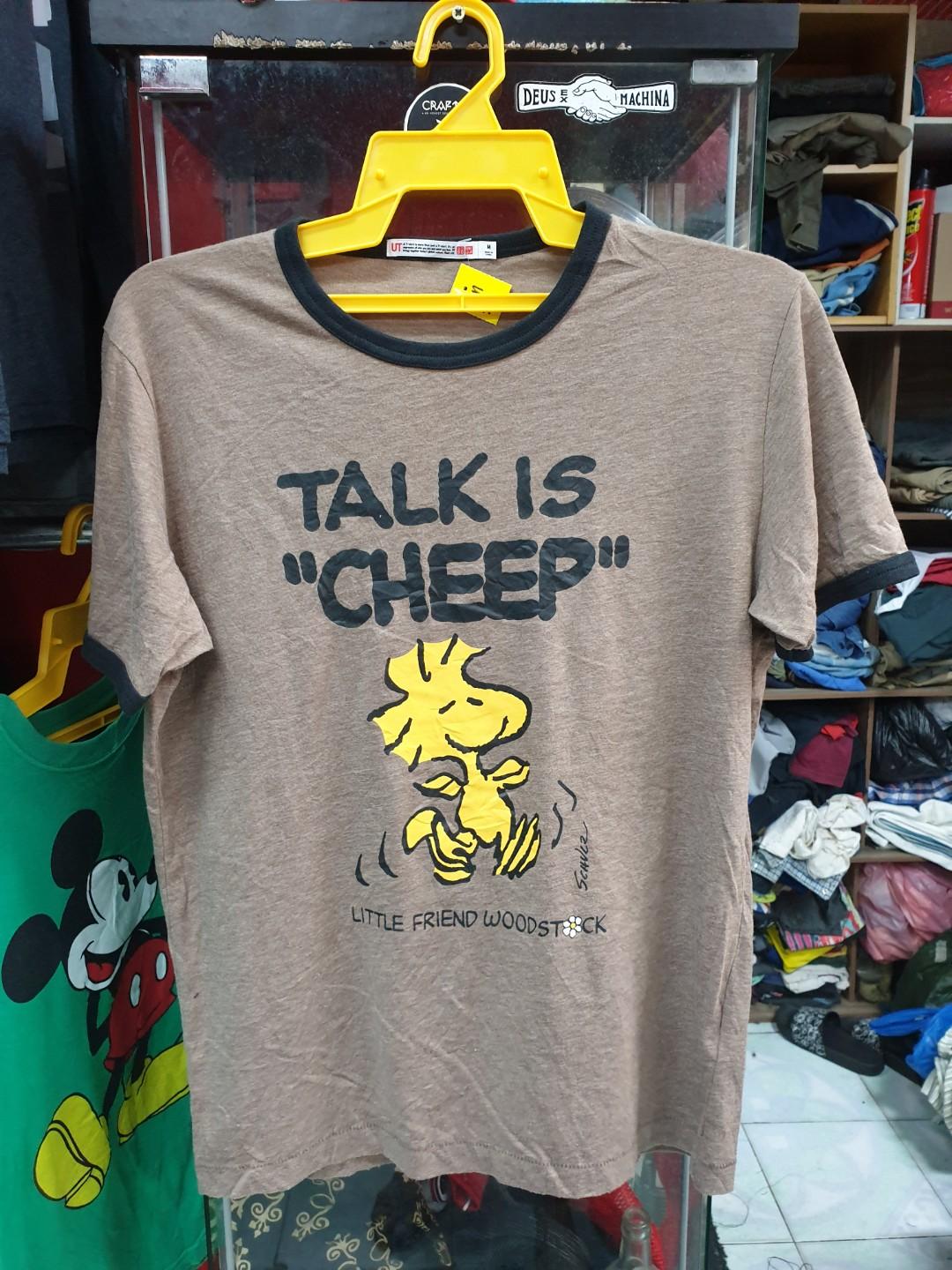 Baju Snoopy Woodstock Uniqlo Men S Fashion Clothes Tops On Carousell