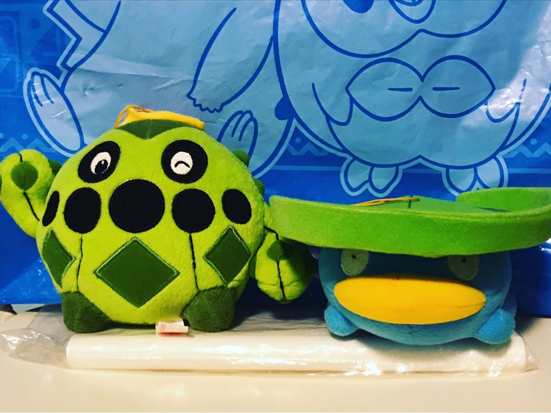 Banpresto 2003 Cacnea and Lotad plush