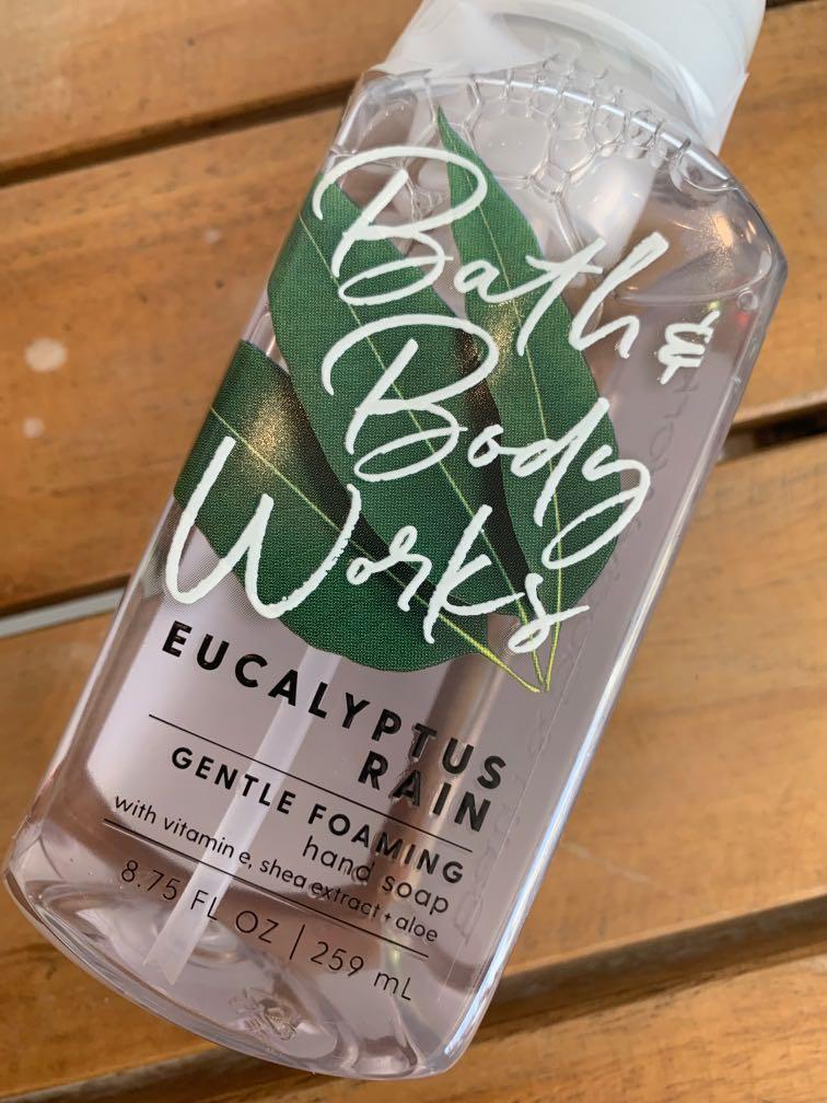 Bath & Body Works Eucalyptus Rain Hand soap, Beauty & Personal Care