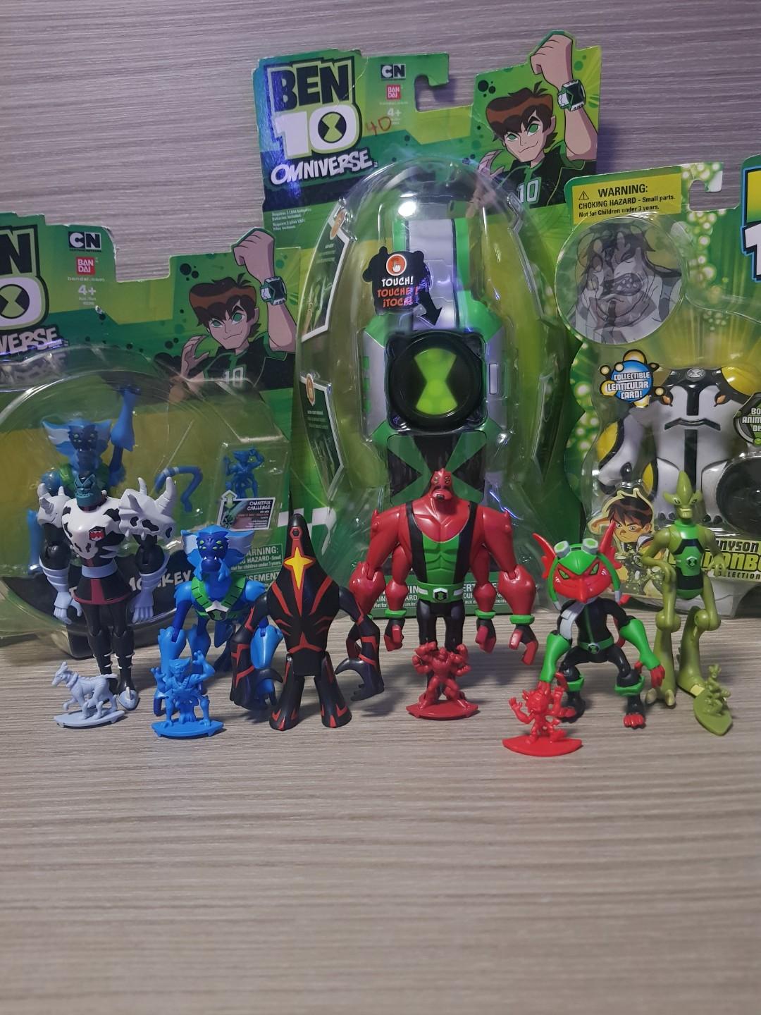 Ben 10 Omniverse 4 Inch Figures ( Fourarms, Crashhopper, Khyber,  Spidermonkey, Malware, Jury Rigg ( *Packaged Toys In The Background Not For  Sale*), Hobbies & Toys, Toys & Games On Carousell