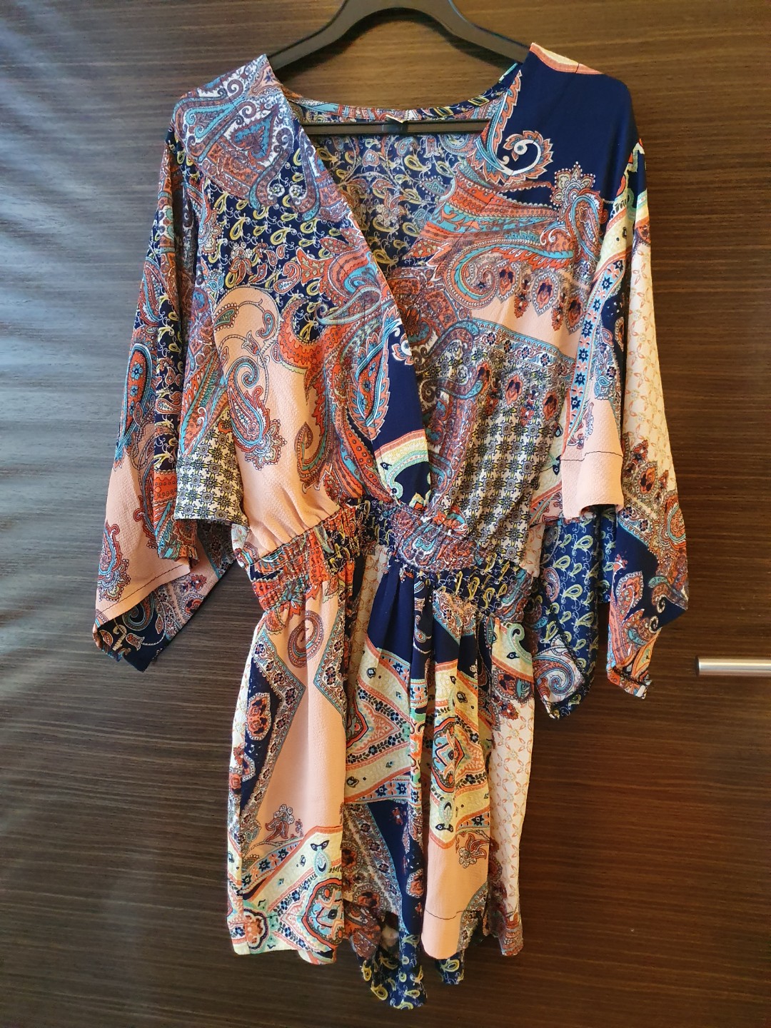 Boho Style Romper, Women's Fashion, Dresses & Sets, Rompers on Carousell