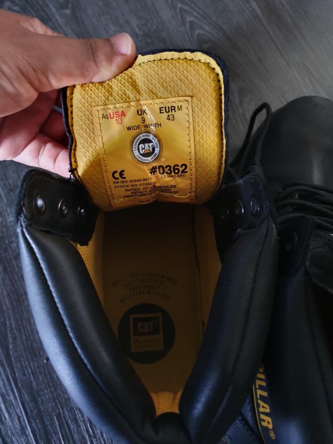Caterpillar safety boots 0362 outlet