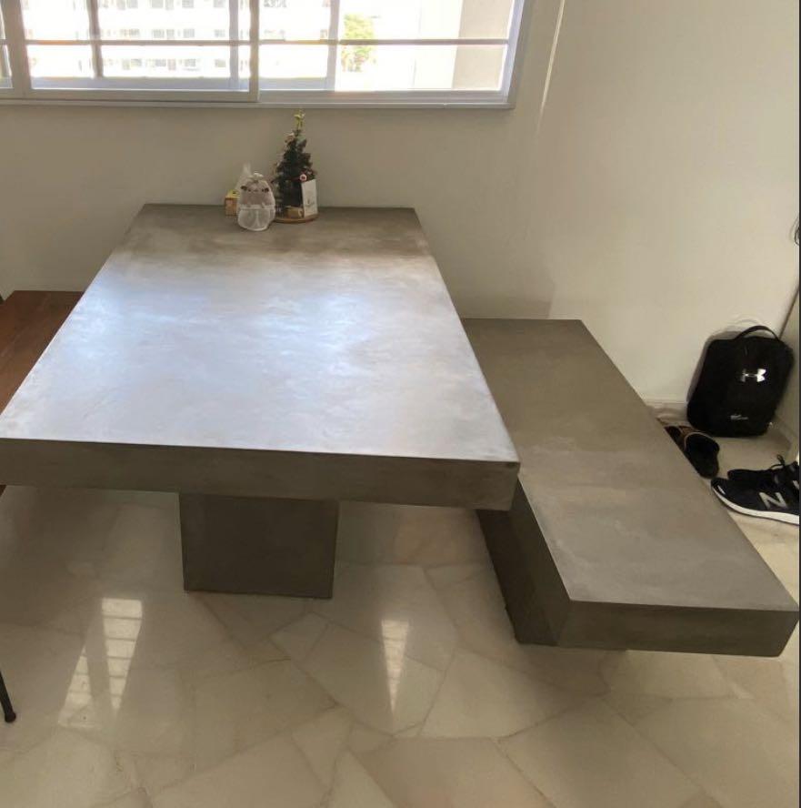 Cb2 Crate Barrel Dining Table And Bench Furniture Tables Chairs On Carousell