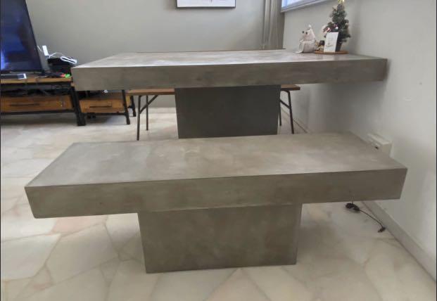 Cb2 Crate Barrel Dining Table And Bench Furniture Tables Chairs On Carousell