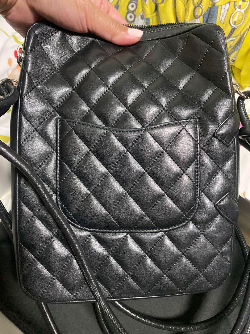 Cambon leather crossbody bag Chanel Black in Leather - 32170423