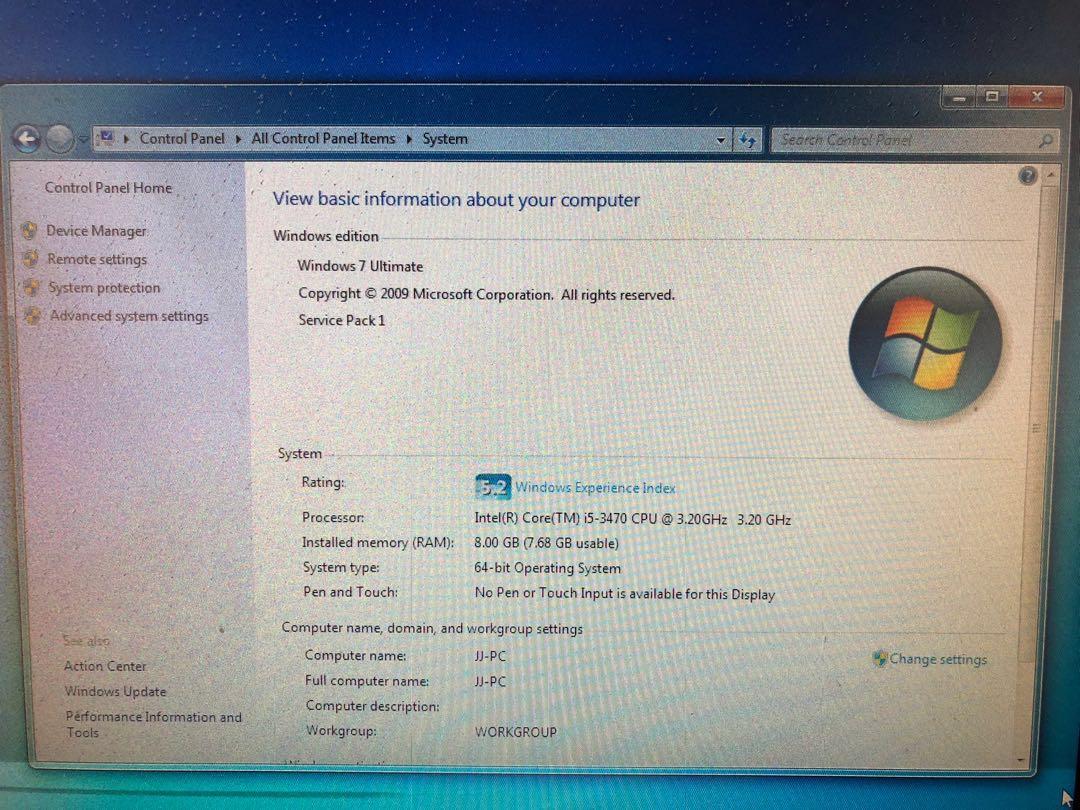 Computer - CPU only (Category: Computer Parts) located in Singapore. Submitted by jungunner99 (Listing ID 272441047, Image 2). Description: Price non nego. condition CPU 9/10 Refer to photo for spec.