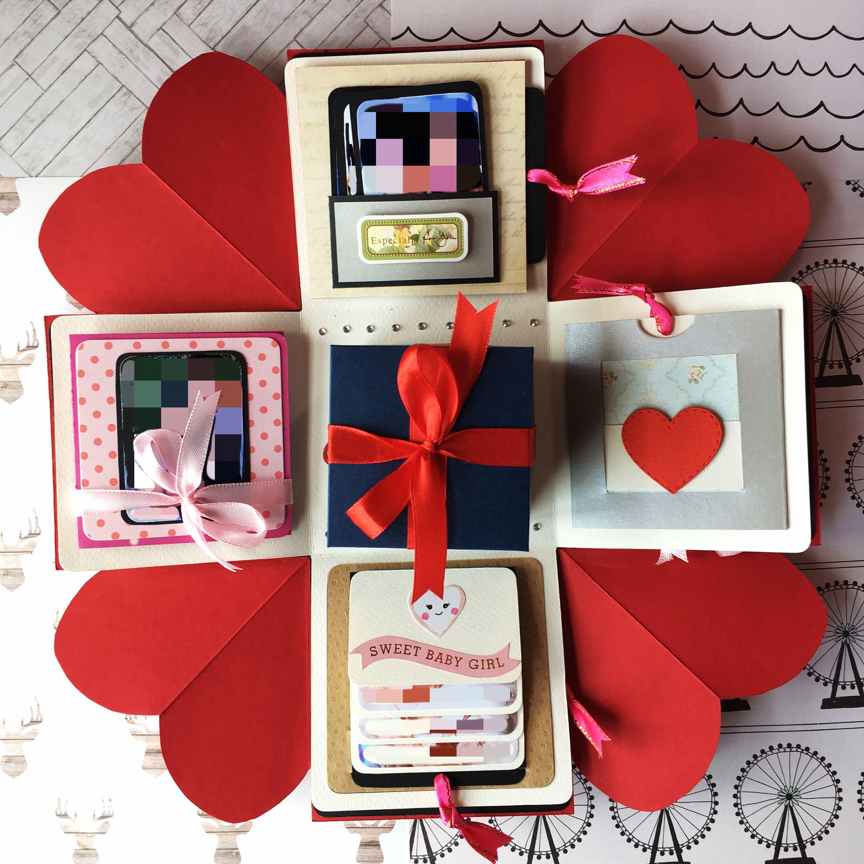 Diy Handmade Explosion Box Surprise Box Gift Box Design