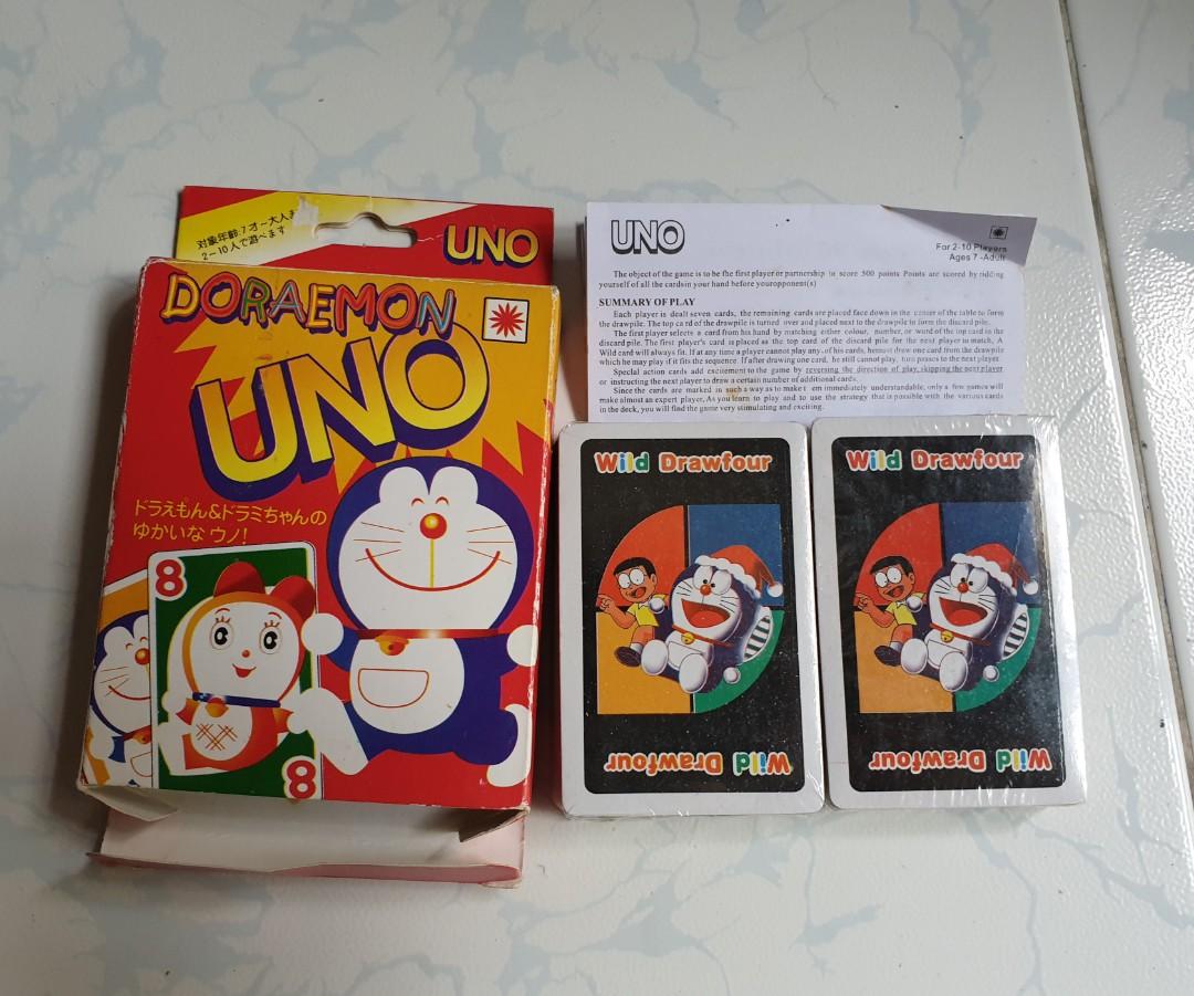 Doraemon Uno Toys Games Board Games Cards On Carousell