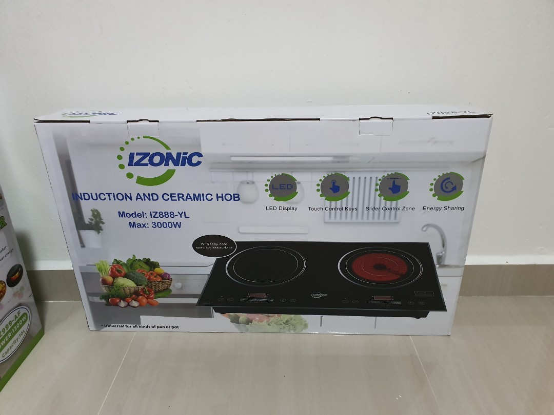 Energy saving Induction and ceramic hob, TV & Home Appliances, Kitchen